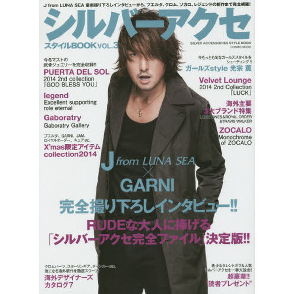 シルバーアクセスタイルＢＯＯＫ　ＶＯＬ．３「Ｊ&times;ＧＡＲＮＩ　ＲＵＤＥな大人に捧げる「シルバーアクセ完全ファイル」決定版」