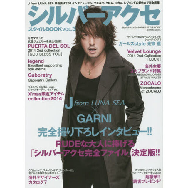 シルバーアクセスタイルＢＯＯＫ　ＶＯＬ．３「Ｊ&times;ＧＡＲＮＩ　ＲＵＤＥな大人に捧げる「シルバーアクセ完全ファイル」決定版」