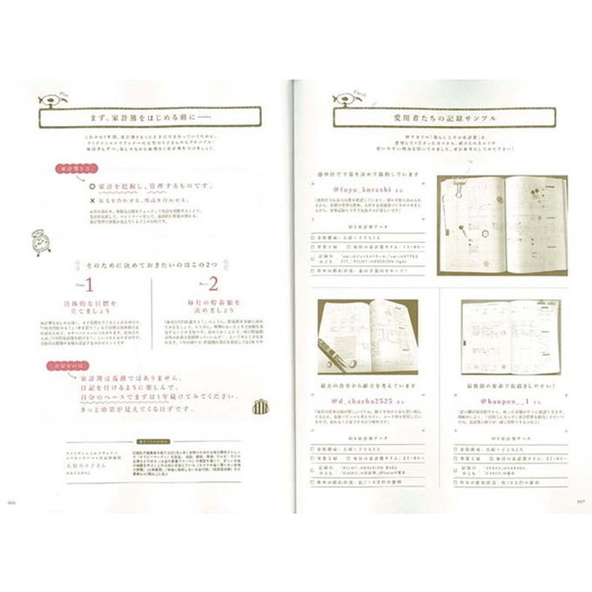 暮らし上手の家計簿　家計と一緒に&ldquo;暮らし&rdquo;も記録。　２０１８