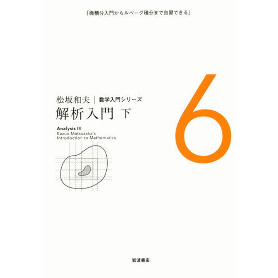 松坂和夫数学入門シリーズ　６「解析入門　微積分入門からルベーグ積分まで自習できる　下」