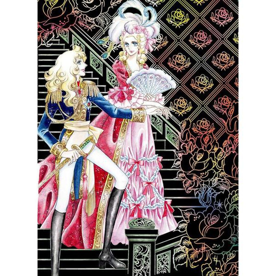 ベルサイユのばら 麗しきスクラッチアート オスカル&マリーアントワネット〈スクラッチアートブック〉