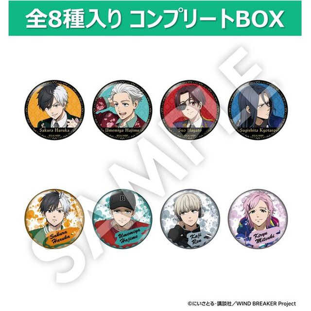 【セブンネット限定】WIND BREAKER 缶バッジ コンプリートBOX（全8種）