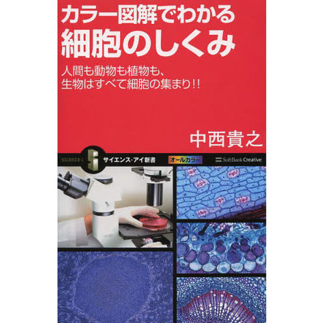 カラー図解でわかる細胞のしくみ　人間も動物も植物も、生物はすべて細胞の集まり！！