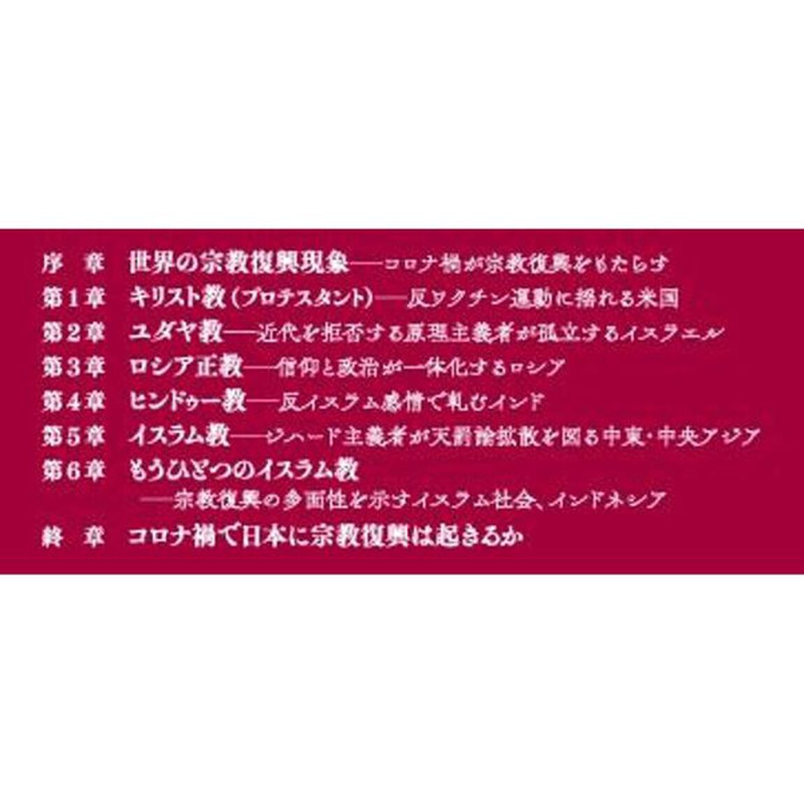 逆襲する宗教　パンデミックと原理主義