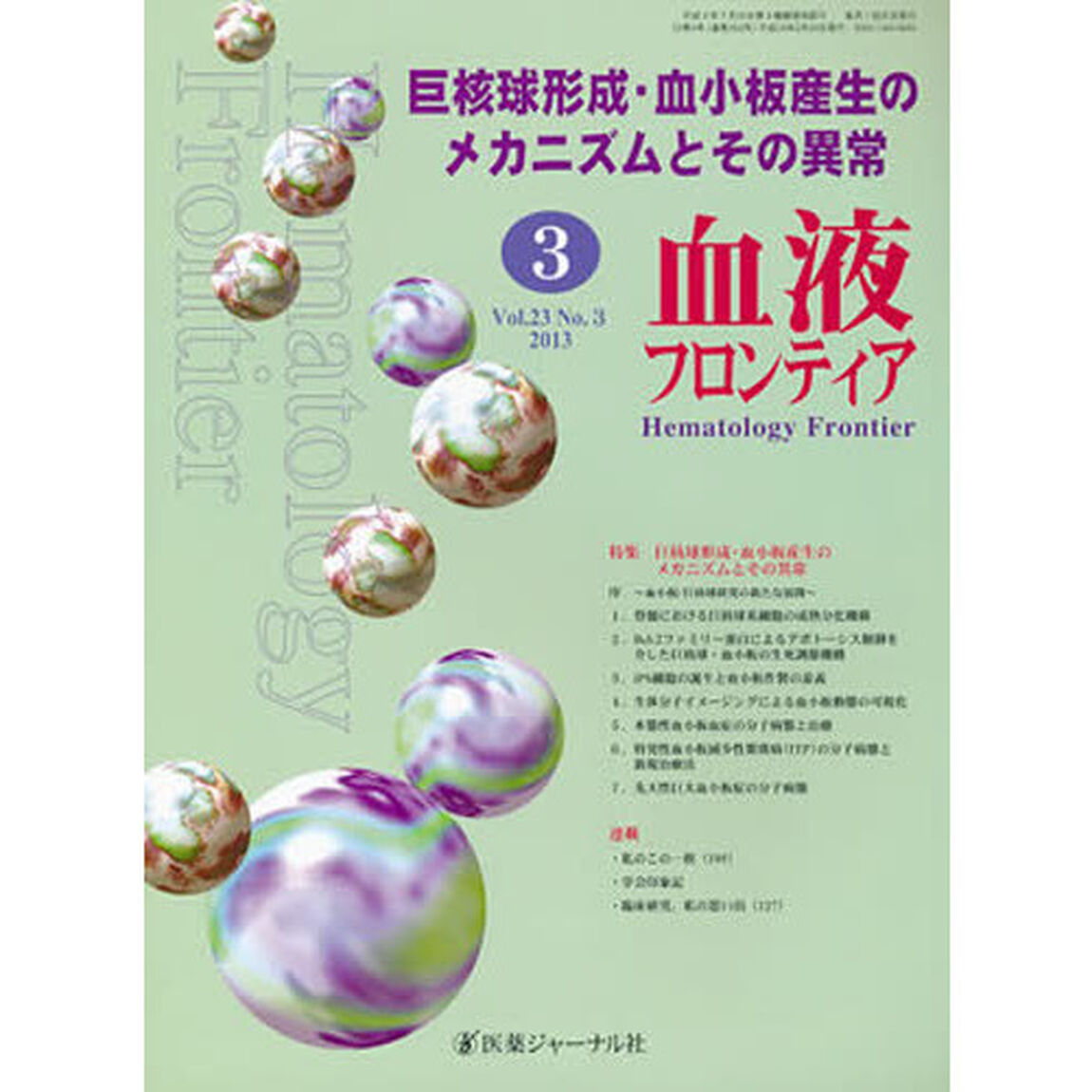 血液フロンティア２０１３　３