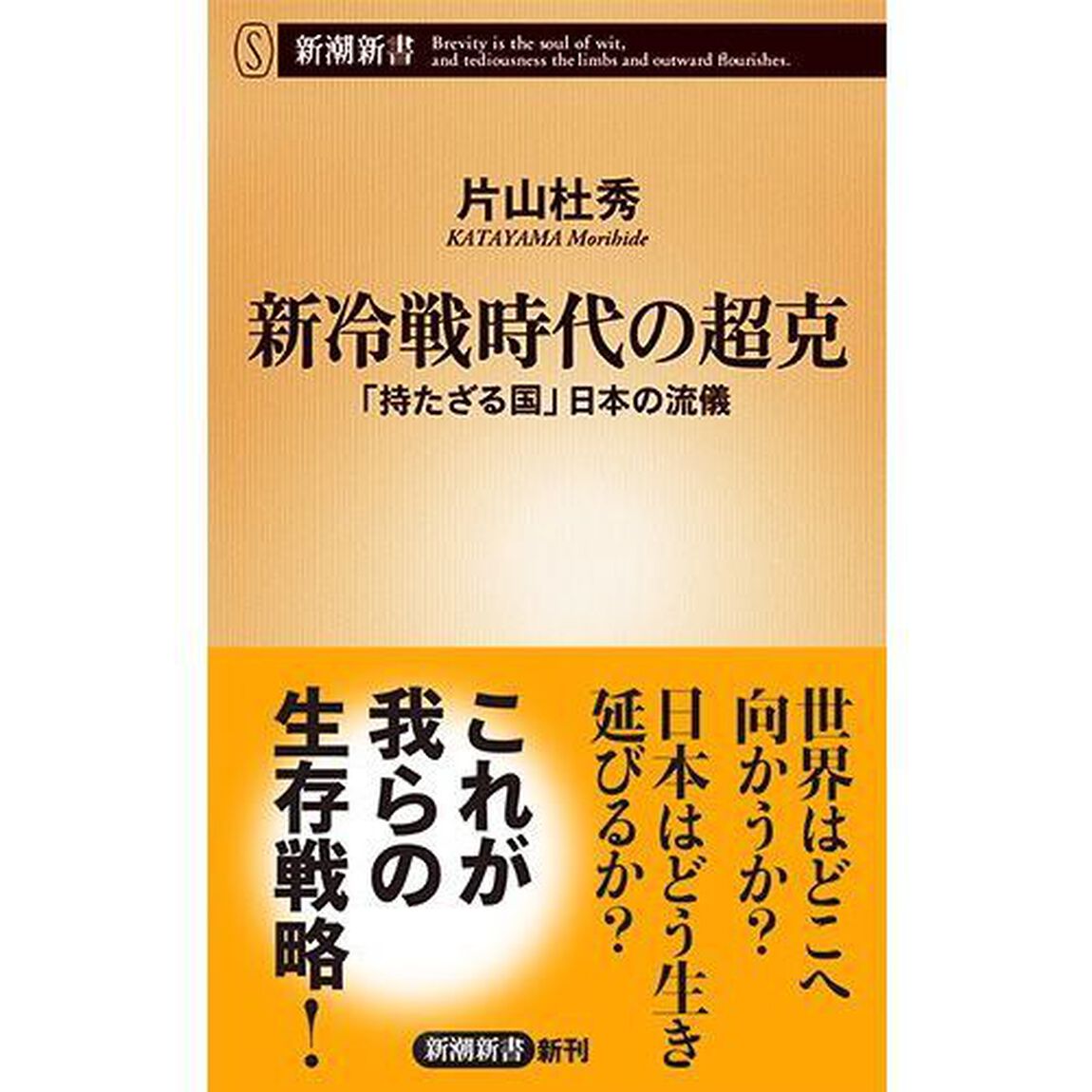 新冷戦時代の超克　「持たざる国」日本の流儀
