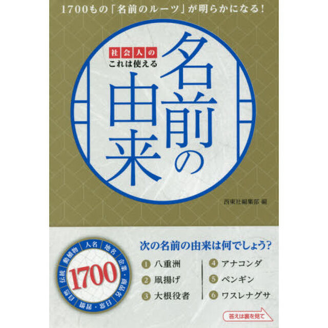 社会人のこれは使える名前の由来