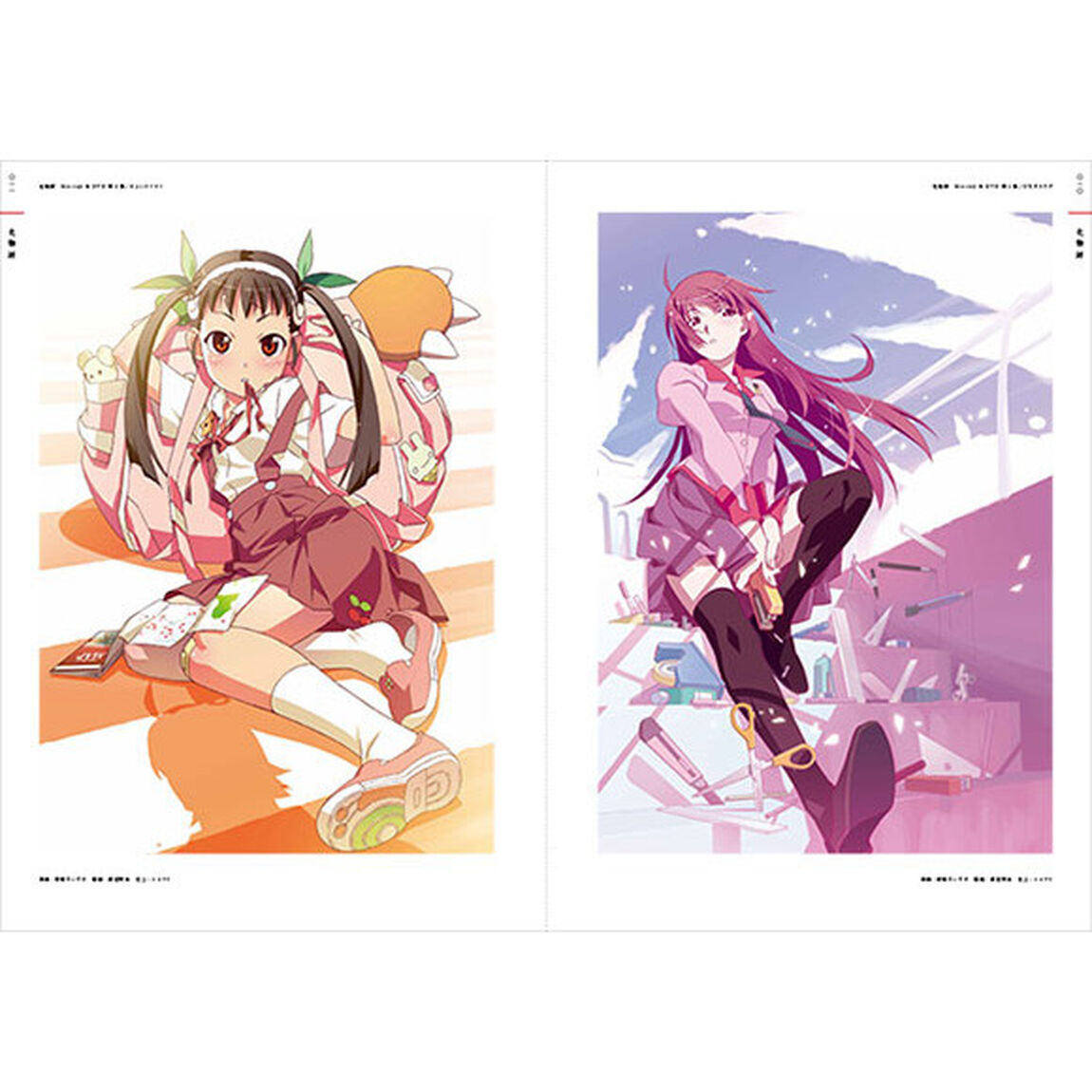 アニメ<物語>シリーズ 10th Anniversary Illustration Works