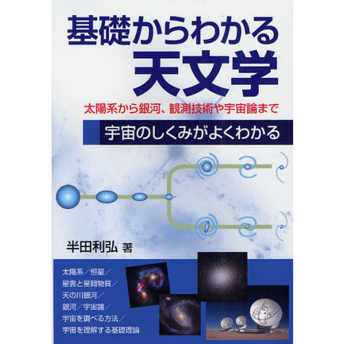 基礎からわかる天文学　太陽系から銀河、観測技術や宇宙論まで　宇宙のしくみがよくわかる
