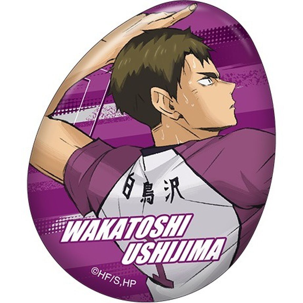 【ハイキュー!!】たまご型缶バッジセット 白鳥沢学園高校&times;稲荷崎高校ver.【セブン-イレブン＆セブンネット限定】