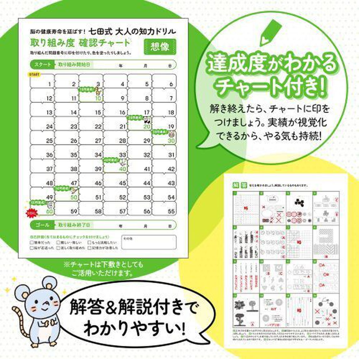 七田式　大人の知力ドリル　想像