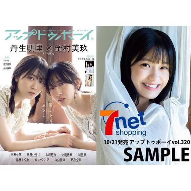 アップトゥボーイ 2022年12月号【セブンネット限定特典：奥田いろは（乃木坂46）ポストカード1枚付き】