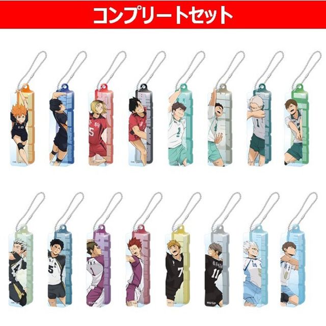 【ハイキュー!!】トレーディング アクリルネームブロックキーホルダー コンプリートセット【セブンネット限定】
