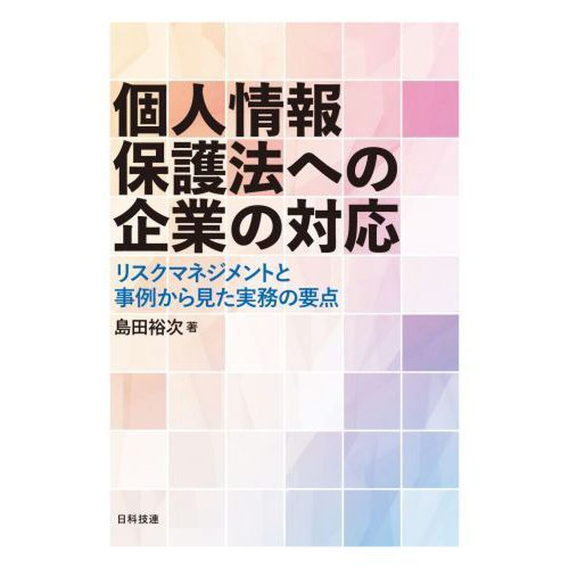 個人情報保護法への企業の対応　リスクマネジメントと事例から見た実務の要点