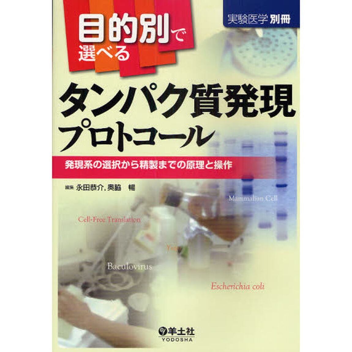 目的別で選べるタンパク質発現プロトコール　発現系の選択から精製までの原理と操作