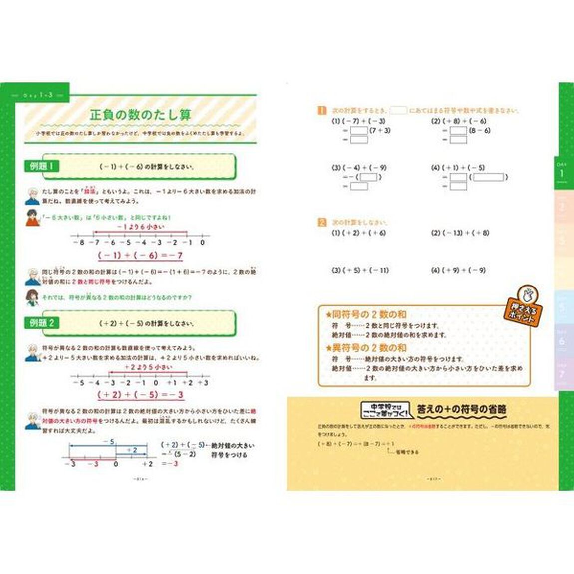 中学数学のさきどりが７日間でできる本　中学準備のための