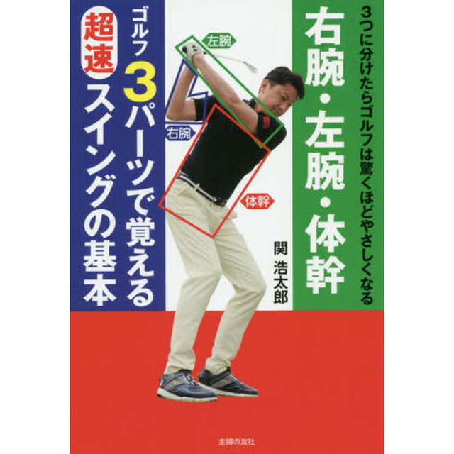 右腕・左腕・体幹ゴルフ３パーツで覚える超速スイングの基本　３つに分けたらゴルフは驚くほどやさしくなる