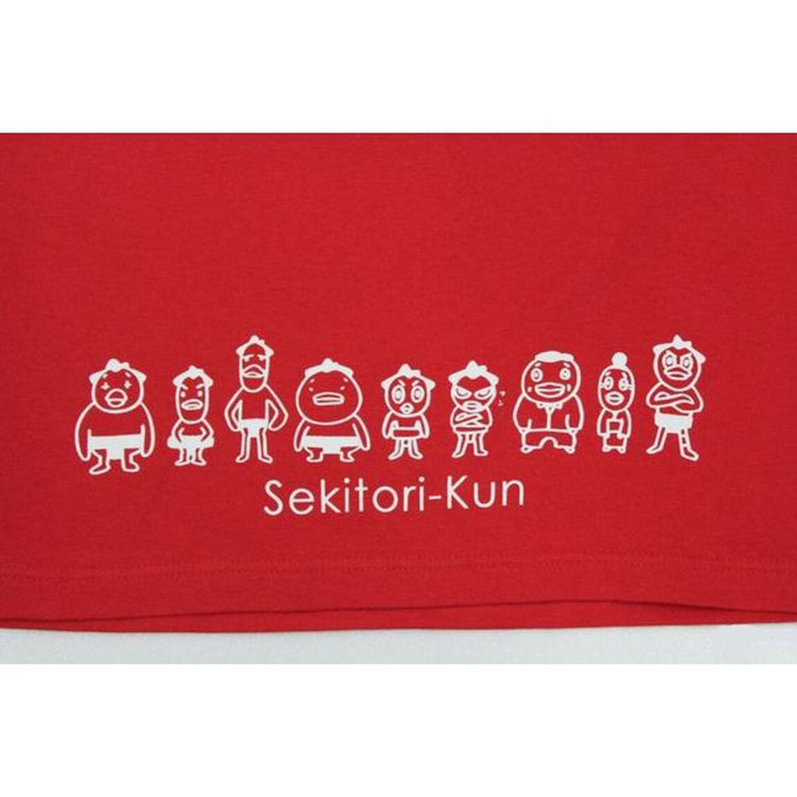 ハッキヨイ！せきトリくん　顔Tシャツ　赤鷲　ＸＬサイズ