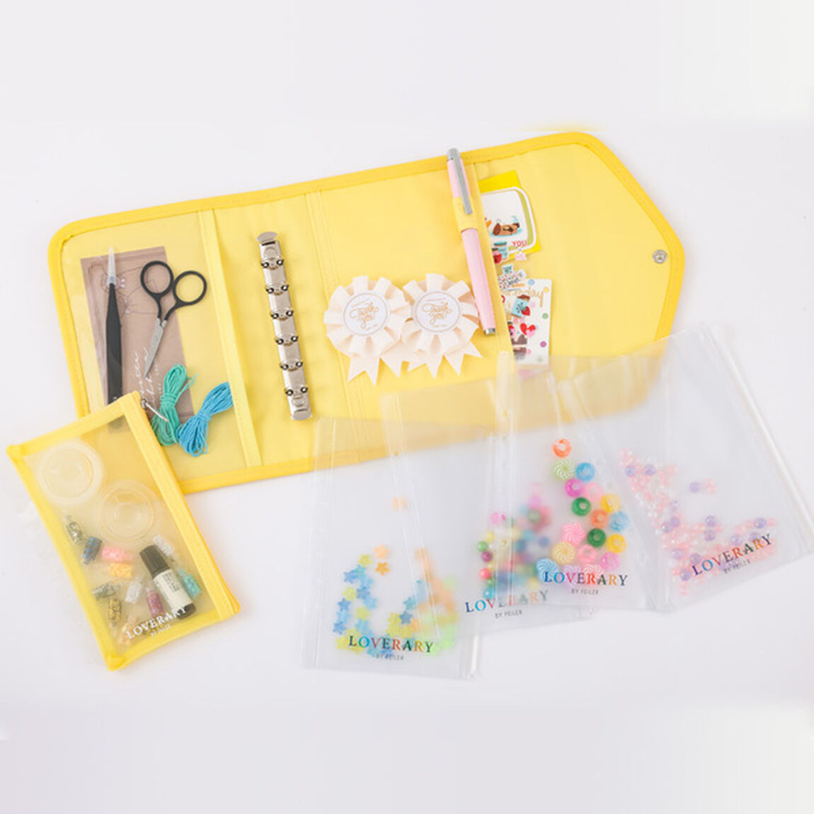 LOVERARY BY FEILER 多機能ケースBOOK　LEMON DOTS special package（セブン－イレブン／セブンネット限定）