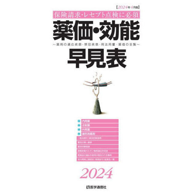 薬価・効能早見表　２０２４年４月版