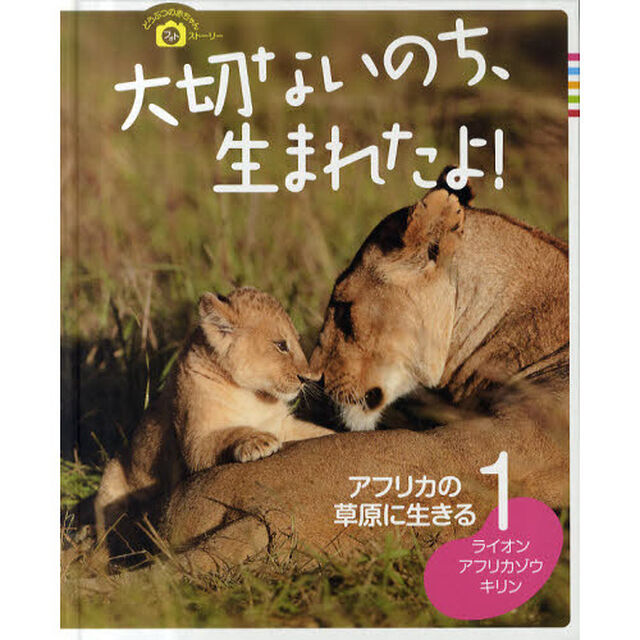 大切ないのち、生まれたよ！　どうぶつの赤ちゃんフォトストーリー　１「アフリカの草原に生きる　アフリカゾウ・ライオン・キリン」