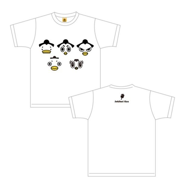 ハッキヨイ！せきトリくん　なかよしTシャツ（ホワイト）　Ｓサイズ