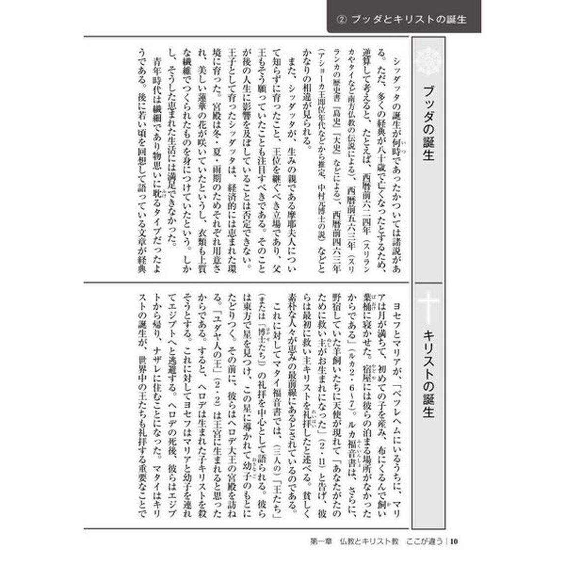 〈徹底比較〉仏教とキリスト教