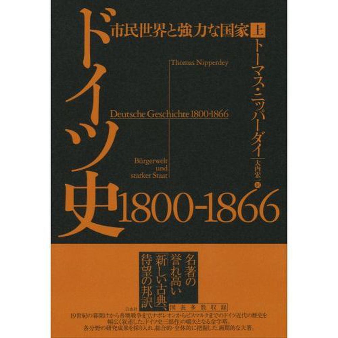 ドイツ史１８００－１８６６　市民世界と強力な国家　上