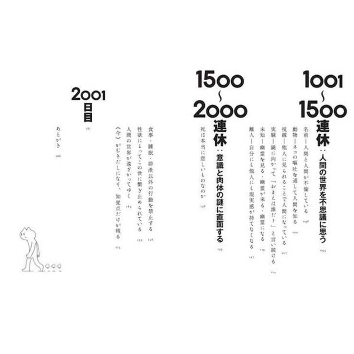 人は２０００連休を与えられるとどうなるのか？