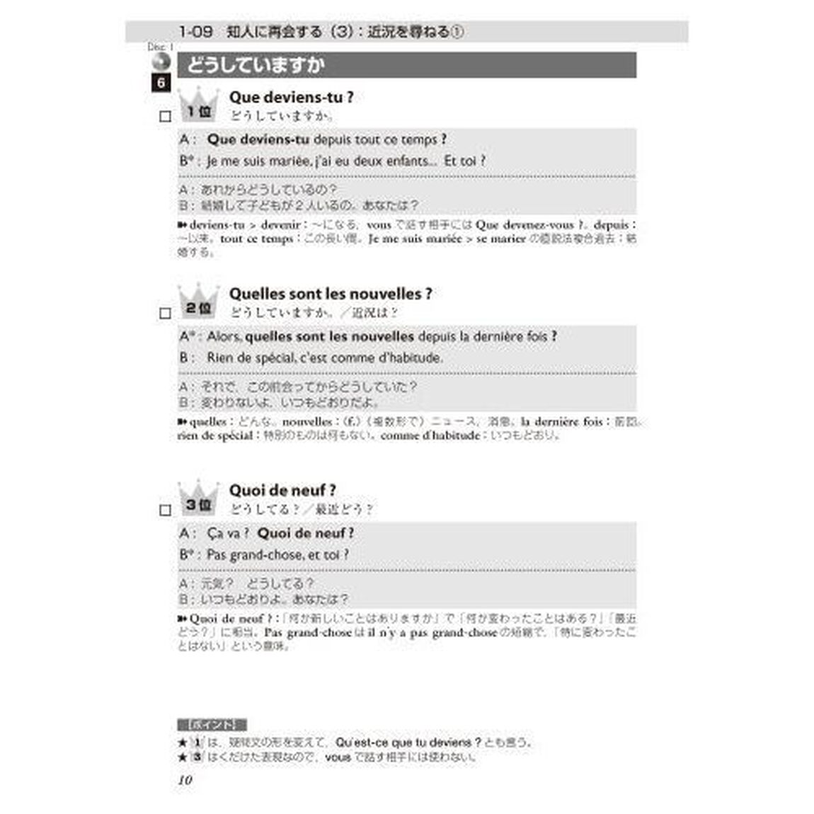 ネイティブがよく使うフランス語会話表現ランキング