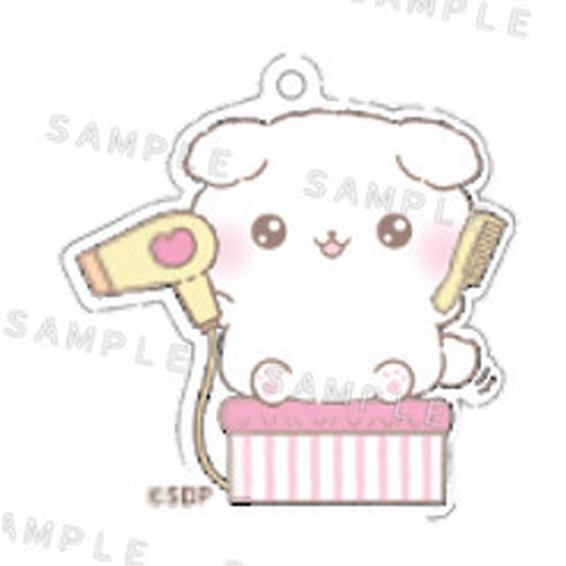 ふわりんましゅ　アクリルキーホルダー(ドライヤー)