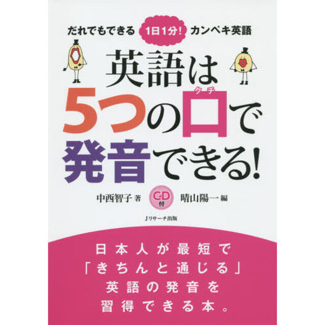 英語は5つの口で発音できる!
