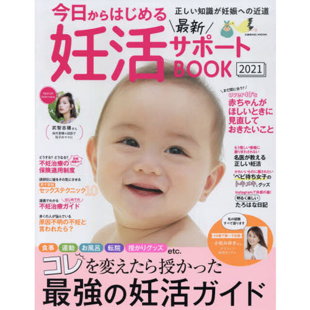 今日からはじめる最新妊活サポートＢＯＯＫ　２０２１「コレを変えたら授かった最強の妊活ガイド」