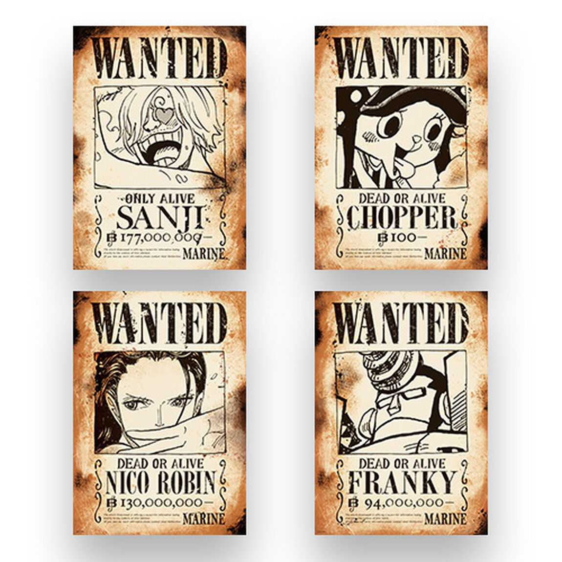 『ＯＮＥ　ＰＩＥＣＥ』手配書ポスターＢＯＸ