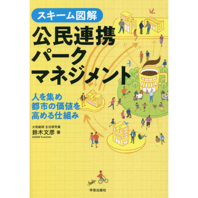 スキーム図解公民連携パークマネジメント　人を集め都市の価値を高める仕組み