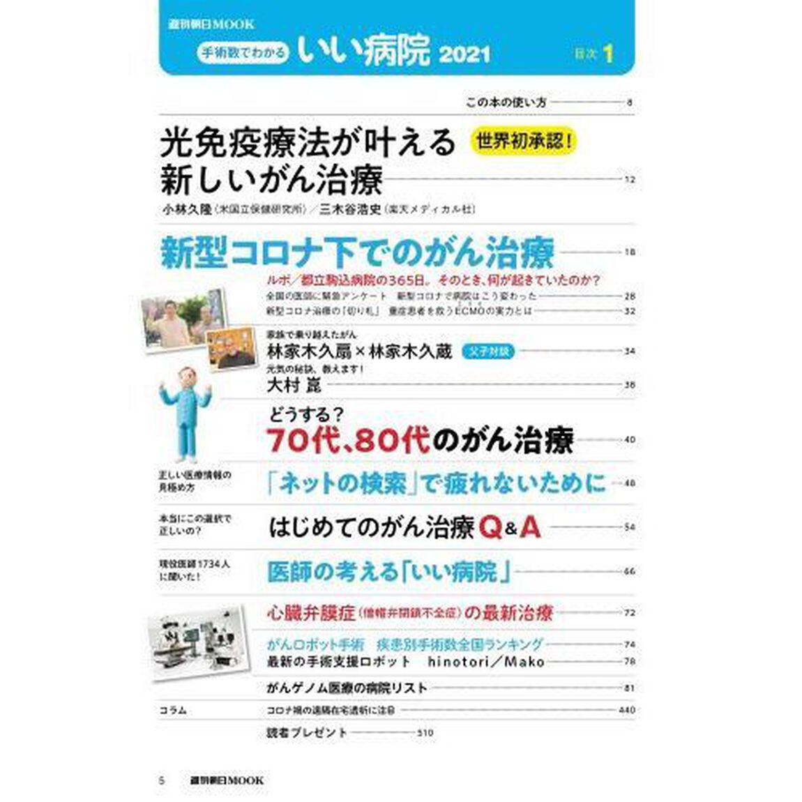 手術数でわかるいい病院　２０２１