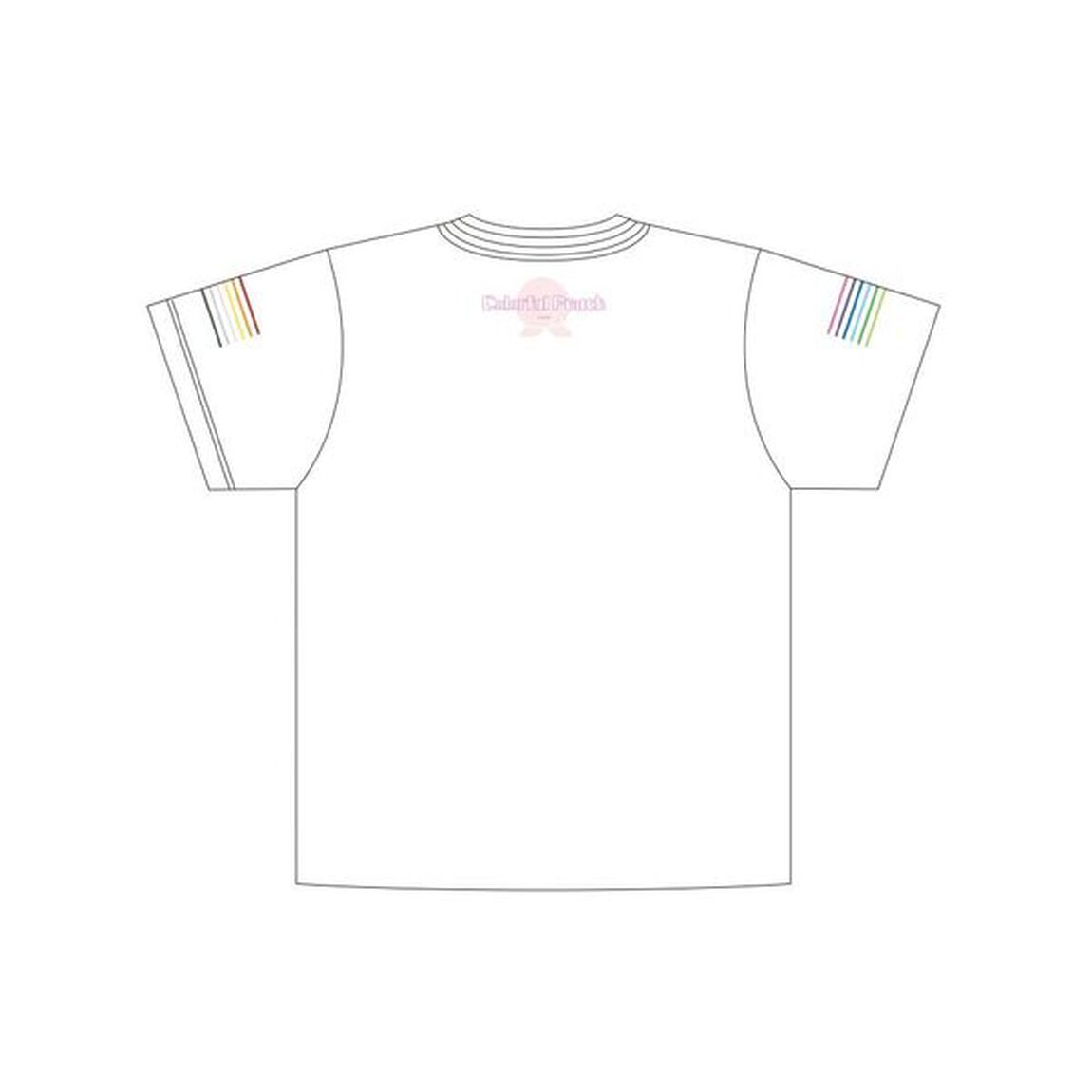 カラフルピーチ　Tシャツ　等身絵柄・白 【キッズサイズ】【セブンネット限定】