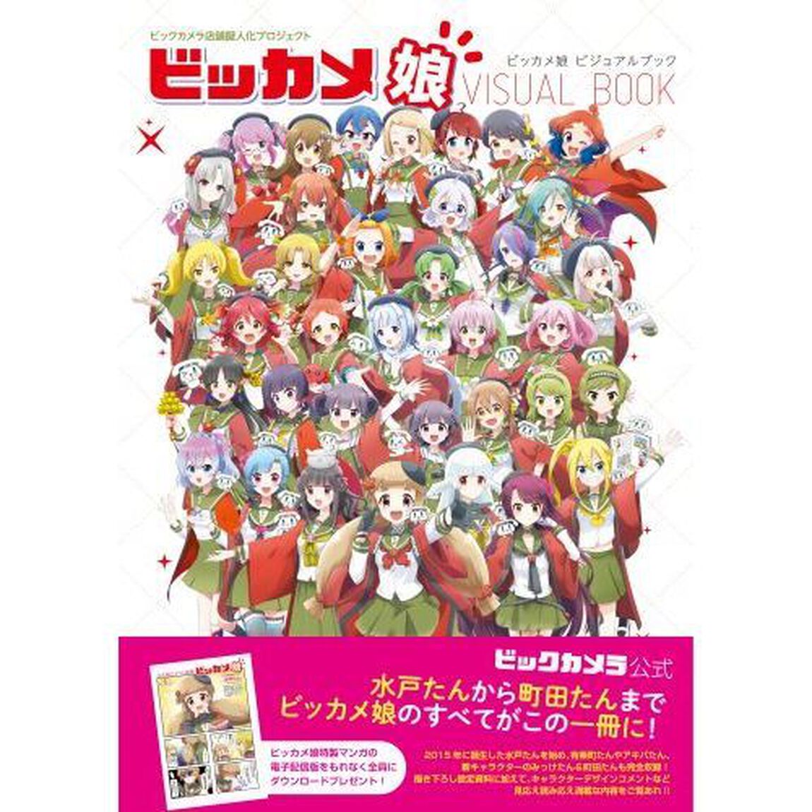 ビッカメ娘ビジュアルブック　ビックカメラ店舗擬人化プロジェクト