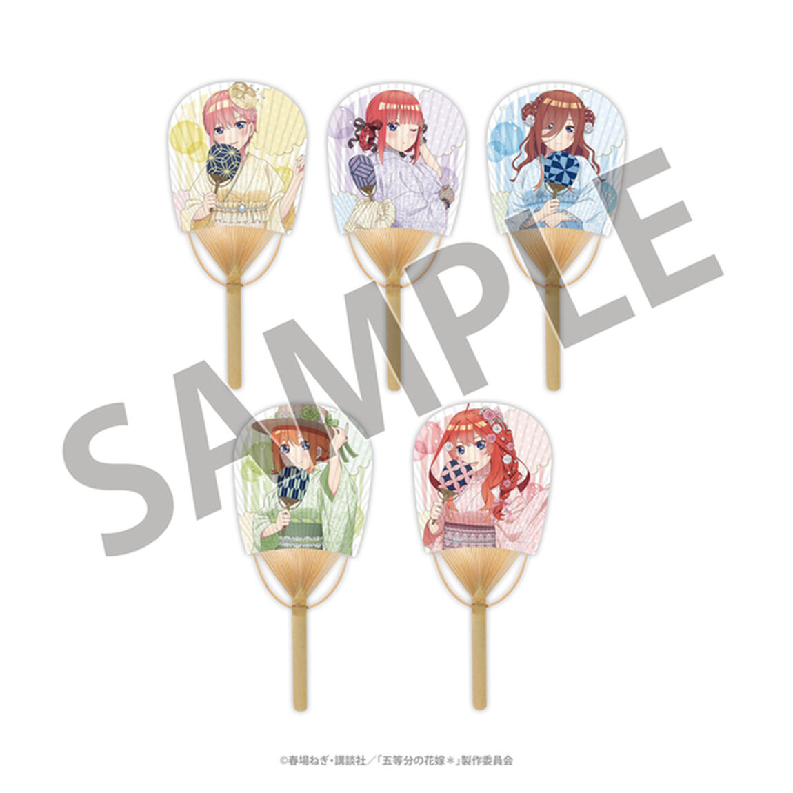五等分の花嫁＊　平竹うちわ（二乃） ＜納涼Style＞