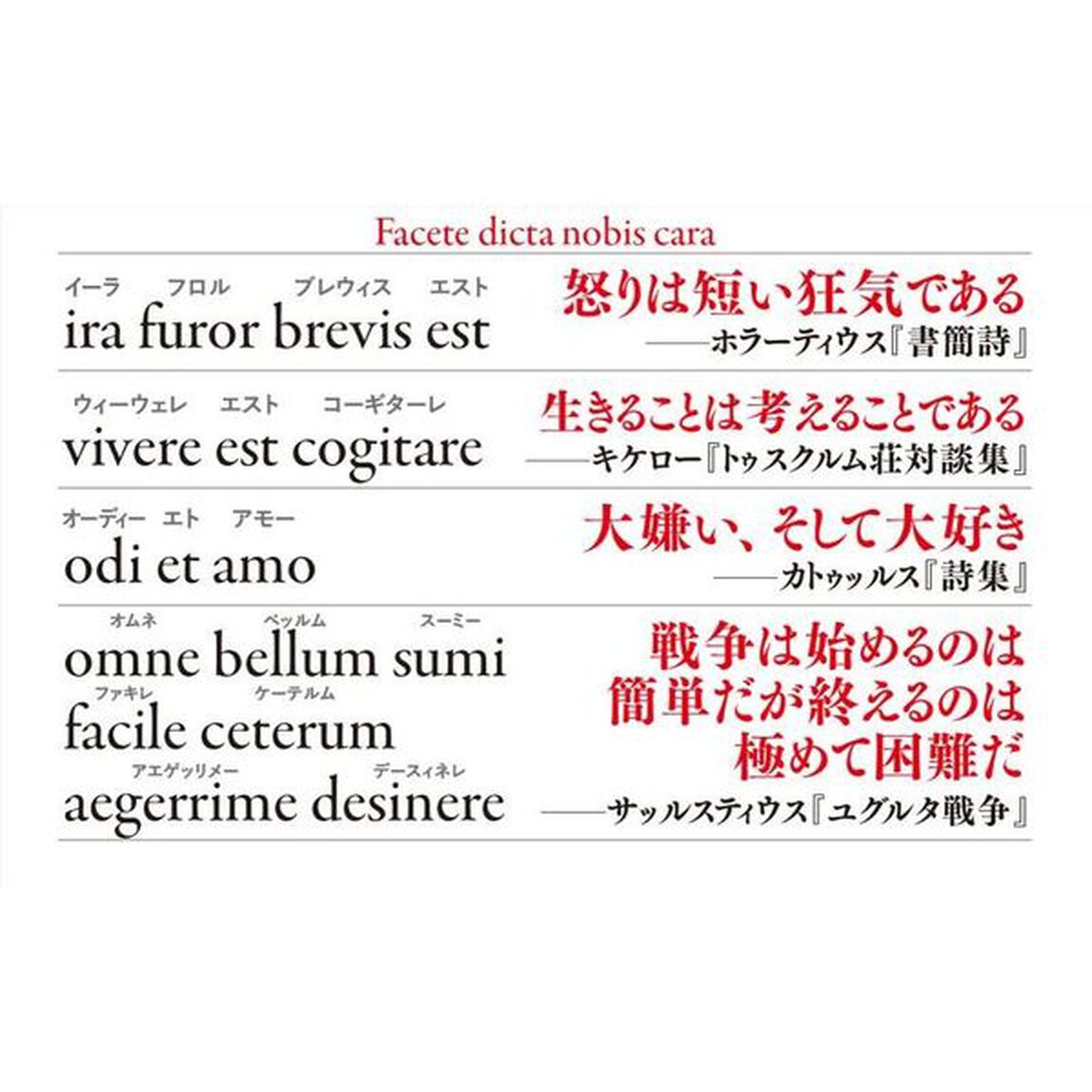 座右のラテン語　人生に効く珠玉の名句６５