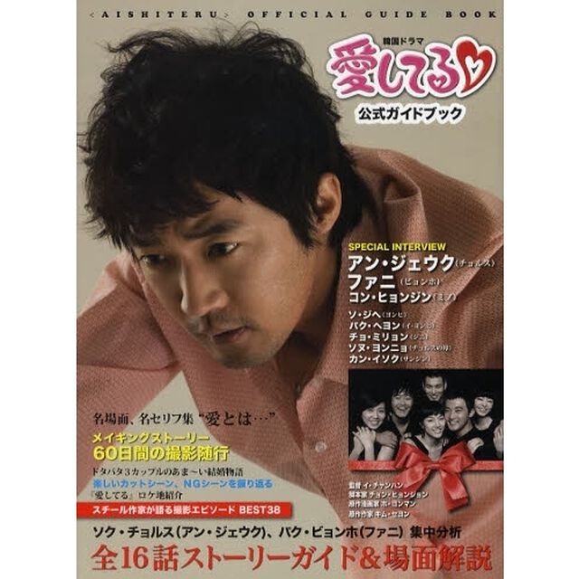 韓国ドラマ愛してる公式ガイドブック　ストーリーガイド＆場面解説　ＩＮＴＥＲＶＩＥＷアン・ジェウク／ファニ／コン・ヒョンジン
