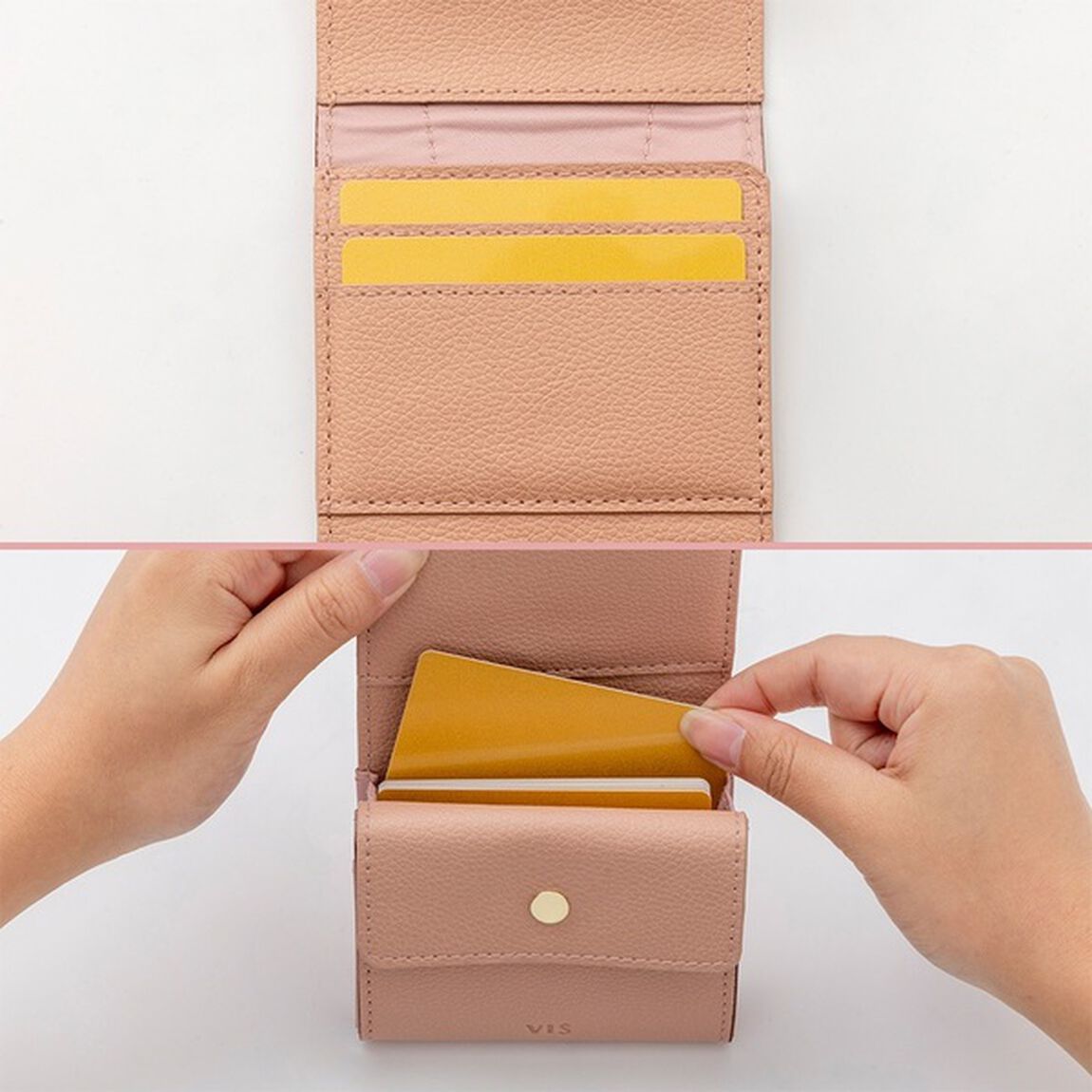 VIS フラワーカット財布ミニ PINK（セブン‐イレブン／セブンネット限定）