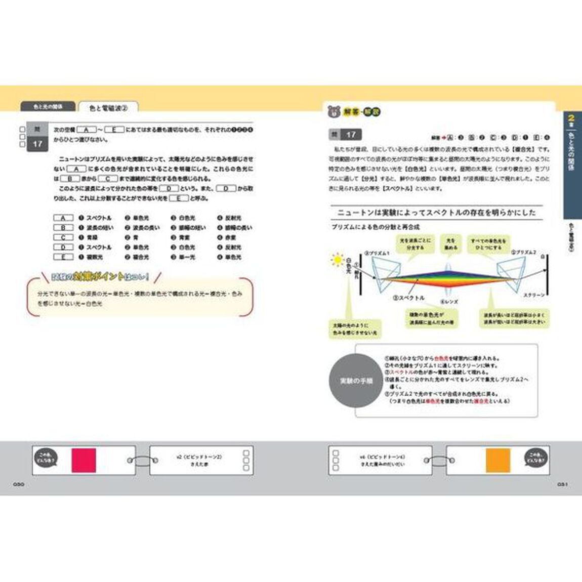 色彩検定３級をひとつひとつわかりやすく。問題集　２０２５年度版