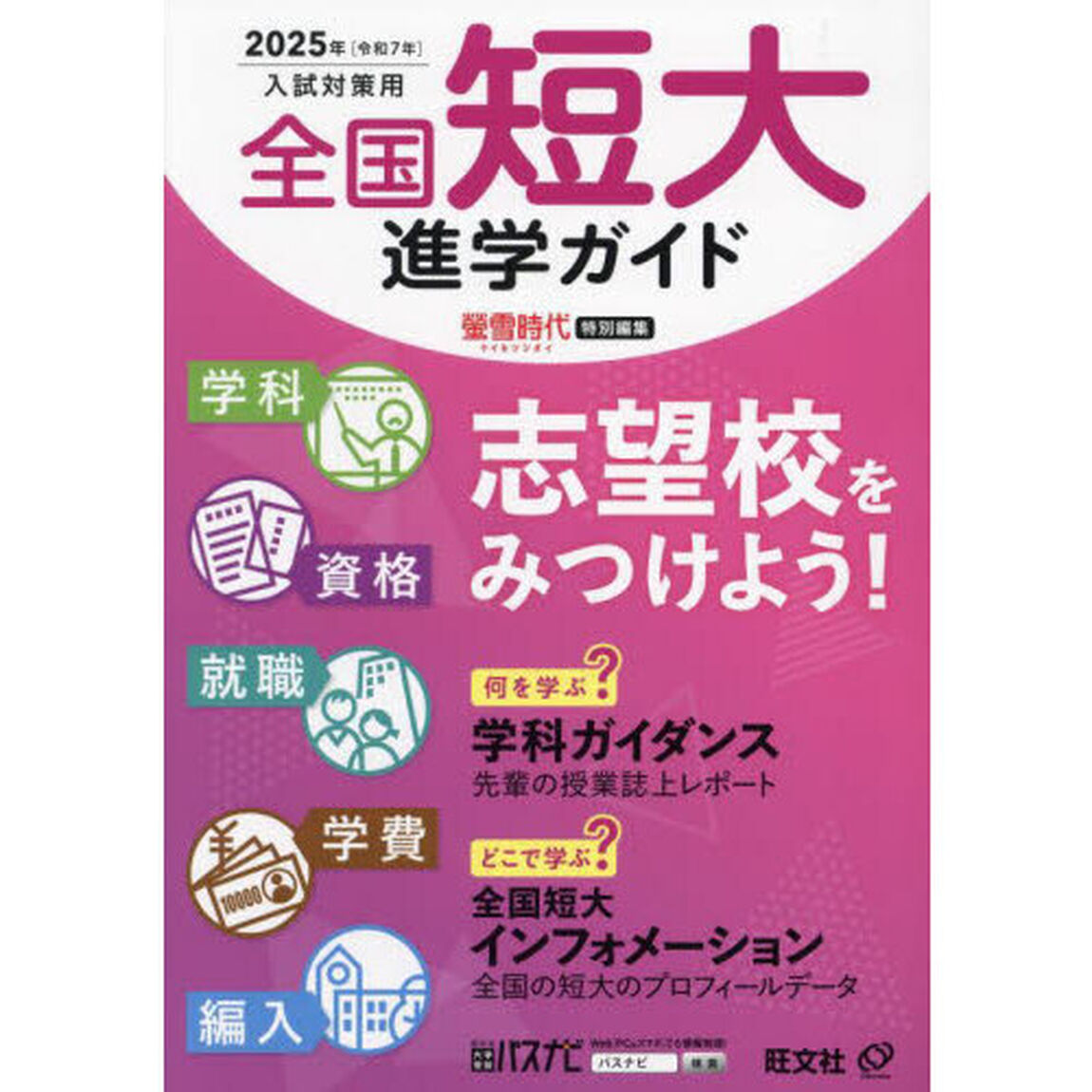 全国短大進学ガイド　学科・資格・就職・学費・編入　２０２５年入試対策用
