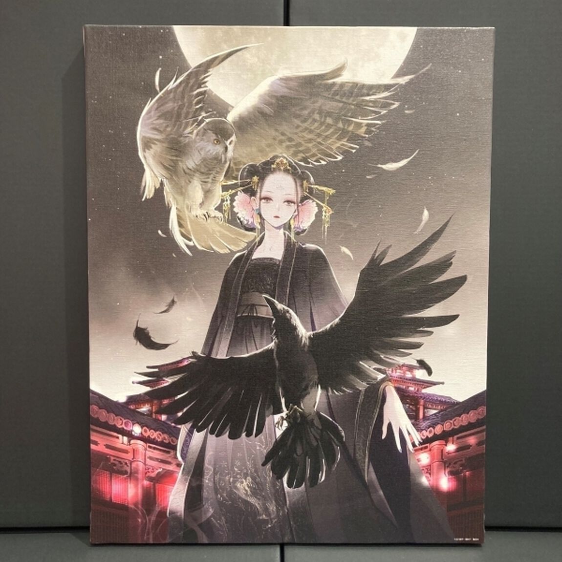 『後宮の烏』キャンバスアートボード「文庫書影２巻」