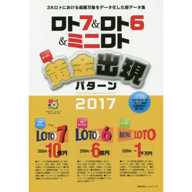 ロト７＆ロト６＆ミニロトスーパー黄金出現パターン　２０１７