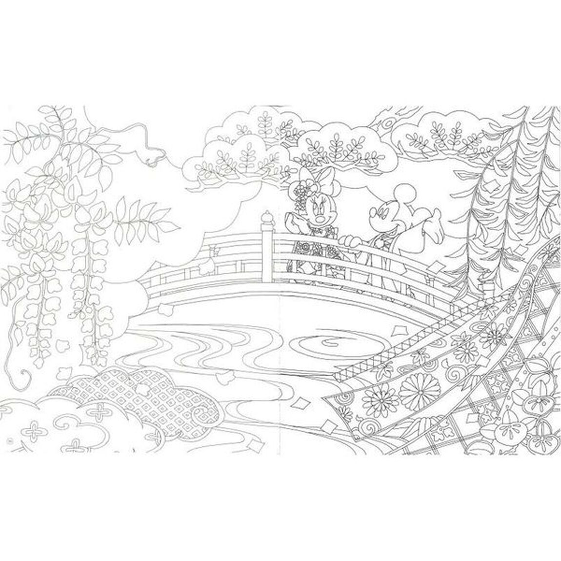 世界はひとつ 旅するディズニー塗り絵 (ブティックムック)