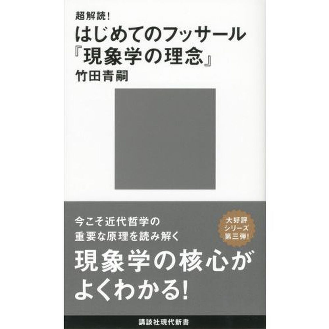 超解読！はじめてのフッサール『現象学の理念』