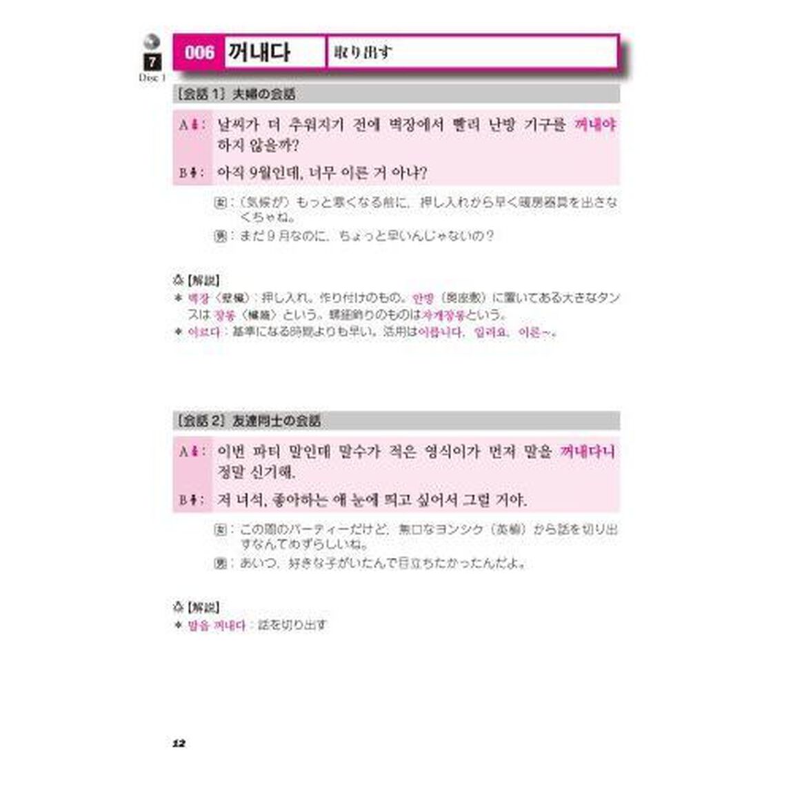 日常韓国語会話ネイティブの動詞160: 3場面で使いこなす