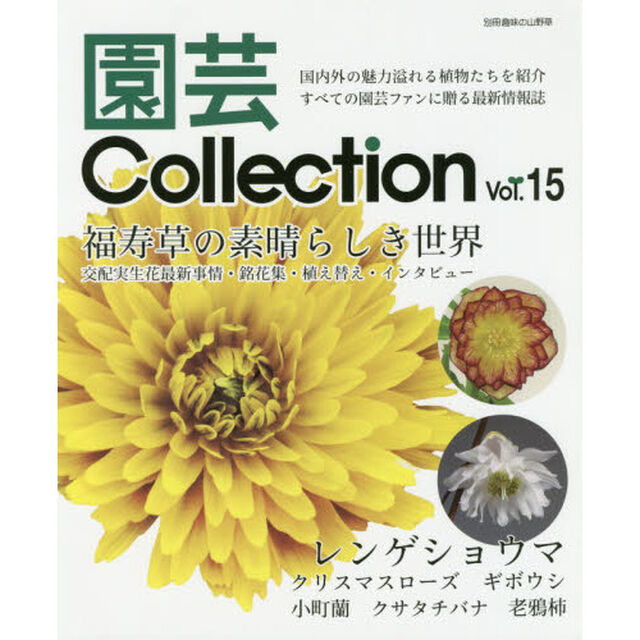 園芸Ｃｏｌｌｅｃｔｉｏｎ　Ｖｏｌ．１５「福寿草　レンゲショウマ　クリスマスローズ　ギボウシ　老鴉柿」